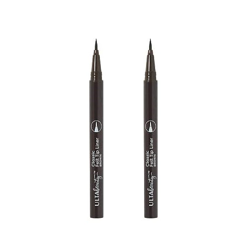 Ulta Beauty Classic Felt Tip Liner. Brown. Size 0.015 Oz (Pack Of 2).