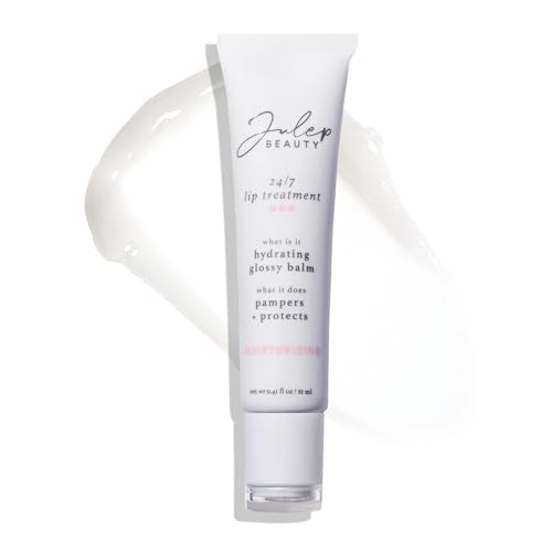 Julep 24/7 Lip Treatment - Hydrating Lip Balm and Lip Sleeping Mask - Moisturizing Lip Repair - Soothe Dry Chapped Lips - Shea Butter, All Clear