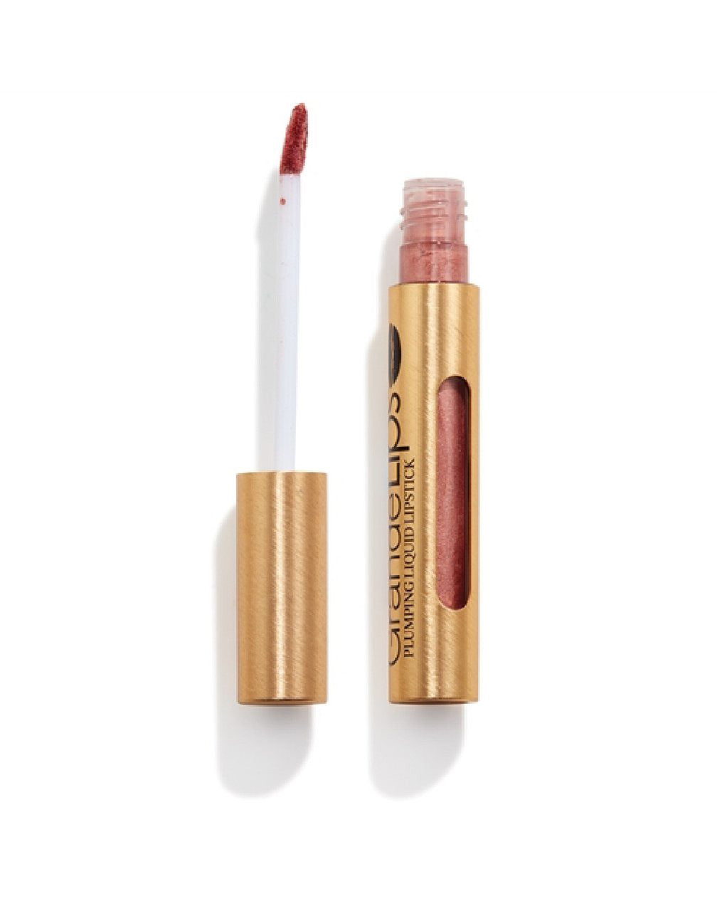 Grande Lips Plumping Liquid Lipstick Metallic Rose Blush