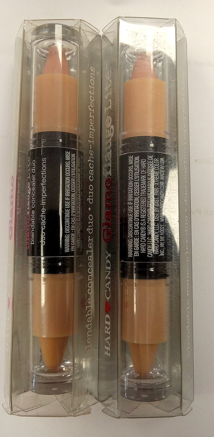 Hard Candy Glamoflauge Lite Blendable Concealer Duo -756-Medium Light - 2 Pack