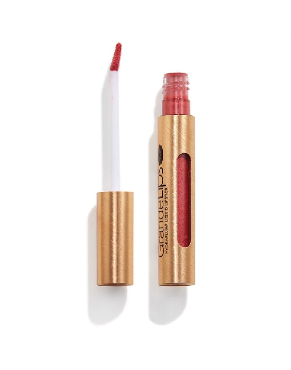 Grande Lips Plumping Liquid Lipstick Metallic Peach Bellini