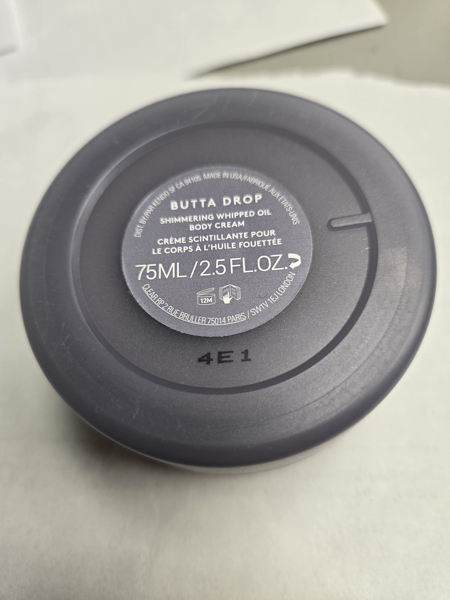 Fenty Skin Butta Drop SHIMMERING Whipped Oil Hydrating Body Cream Mini, 2.5 oz