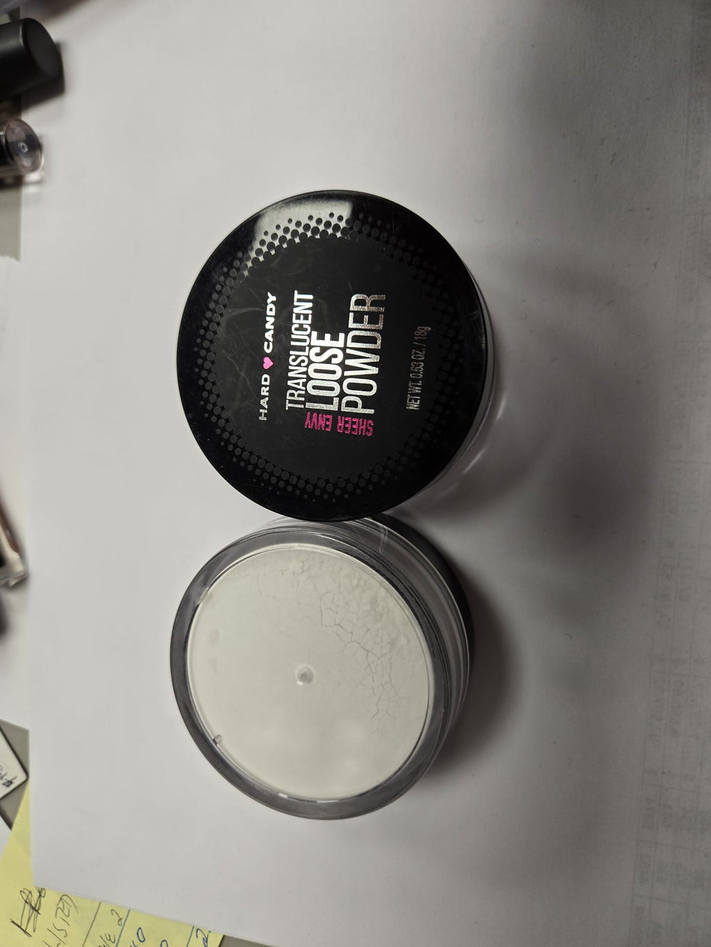 Hard Candy Sheer Envy Translucent Loose Powder # 1385  .63 Oz  2 PK NO LABEL