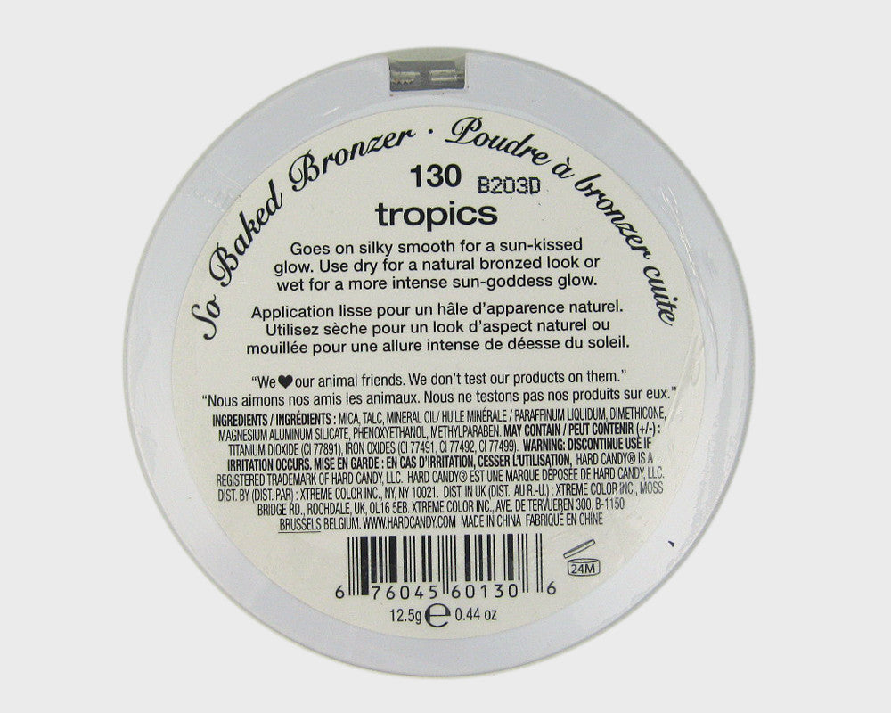 Hard Candy Glow All the Way # 130 TROPIC Baked Bronzer - 0.46 oz