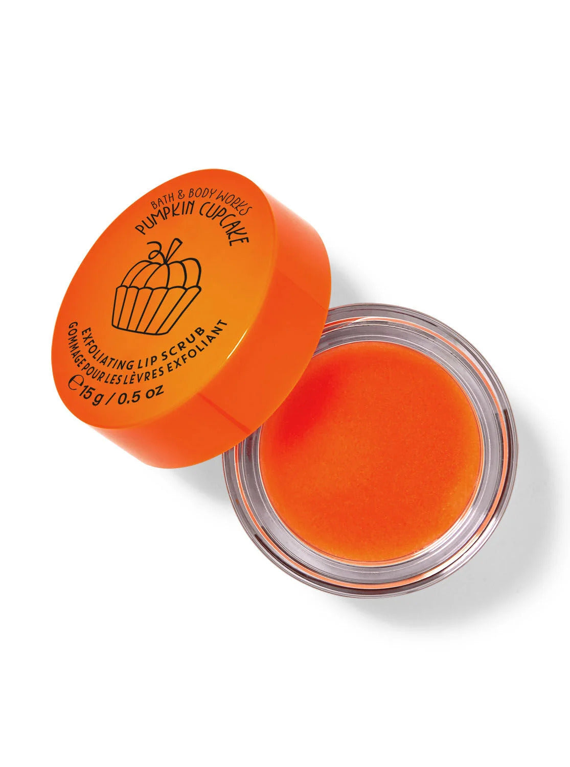Bath & Body Works Exfoliating Lip Scrub Pumpkin Cupcake  0.5 oz