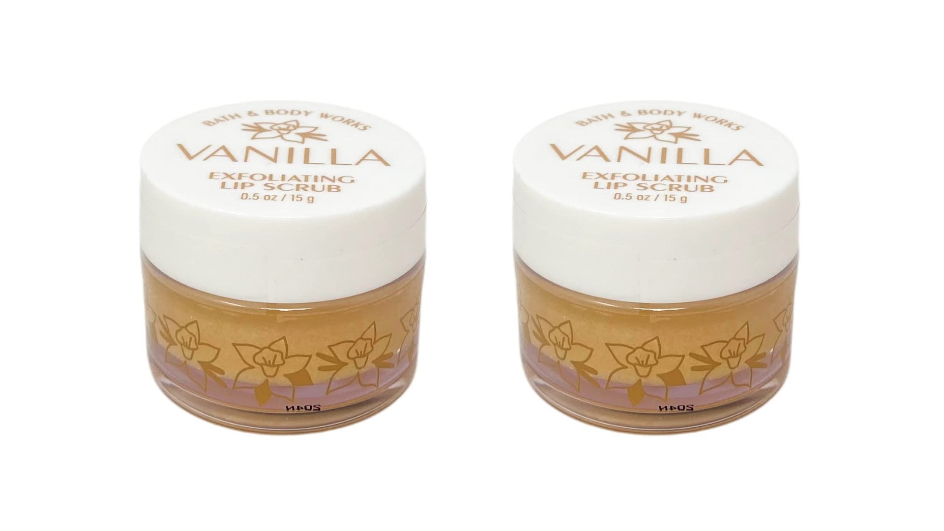 Bath & Body Works Exfoliating Lip Scrub Vanilla  0.5 oz Pack of 2
