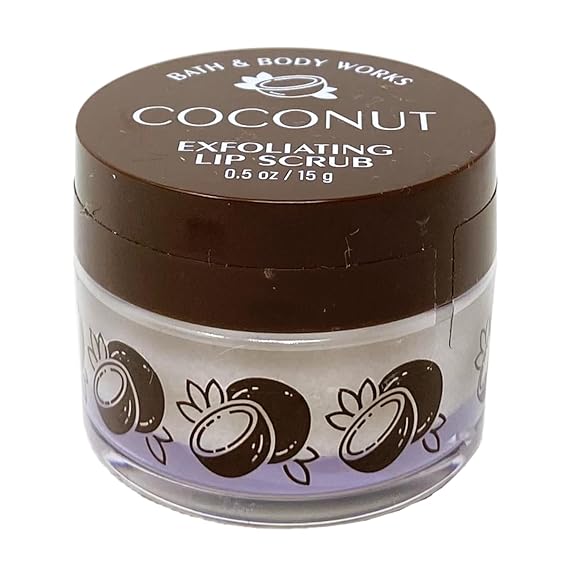 Bath & Body Works Exfoliating Lip Scrub Coconut 0.5 oz