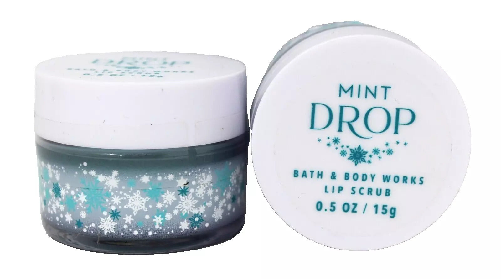 Bath & Body Works  Mint Drop Lip Scrub  0.5 oz Pack of 2