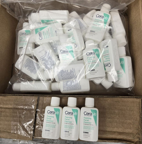 25 PK. CeraVe Foaming Facial Cleanser For Normal To Oily Skin 1 oz.