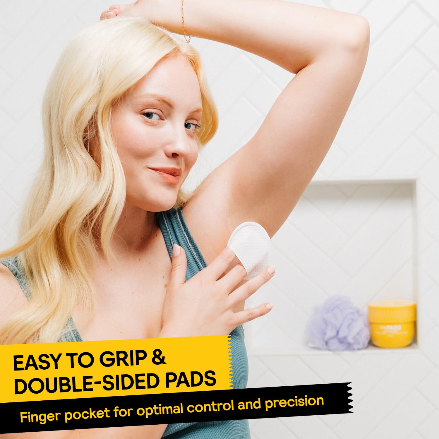 Meridian Grooming Hair Pads, Ingrown Hair Pad, Razor Bump Treatment Bikini Area Post-Grooming After Shave for Women and Men Reduce Skin Irritation, Dark Spots, Suitable for Daily Use, 30 Pads