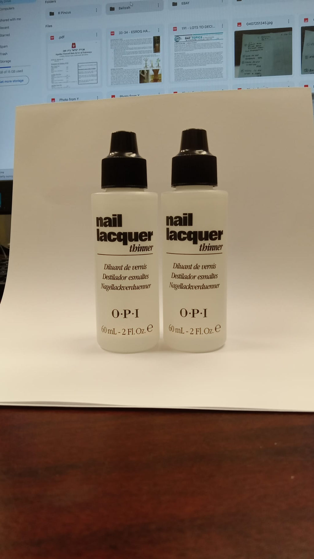 OPI Nail Lacquer Thinner 2 oz 2pk.