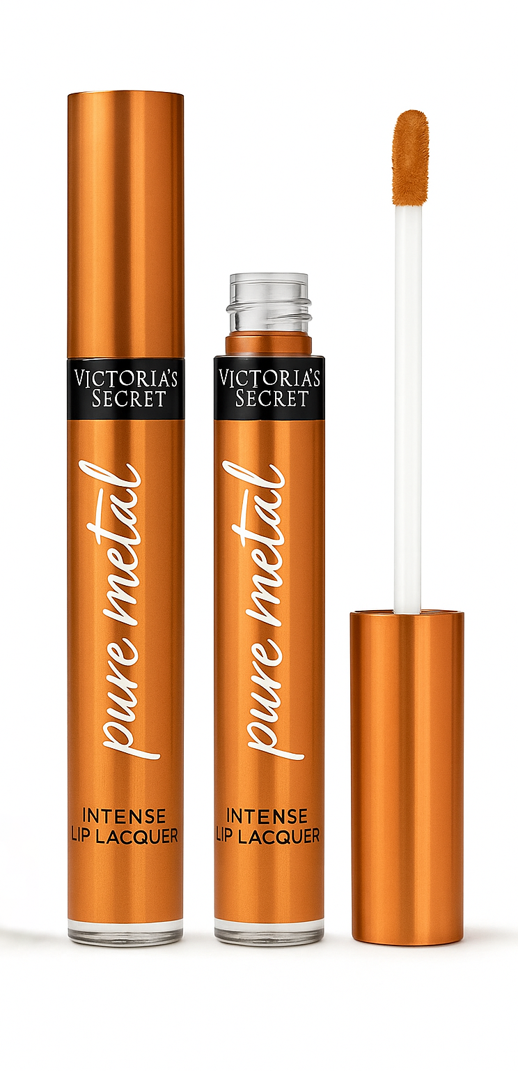 Victoria's Secret Pure Metal Intense Lip Lacquer Glow Pack of 2