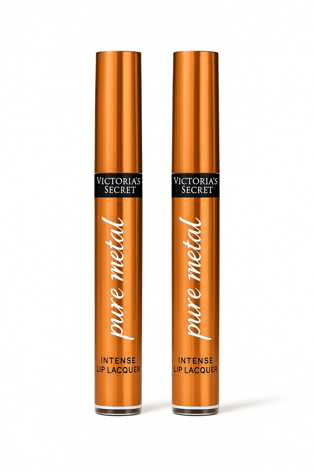 Victoria's Secret Pure Metal Intense Lip Lacquer Glow Pack of 2
