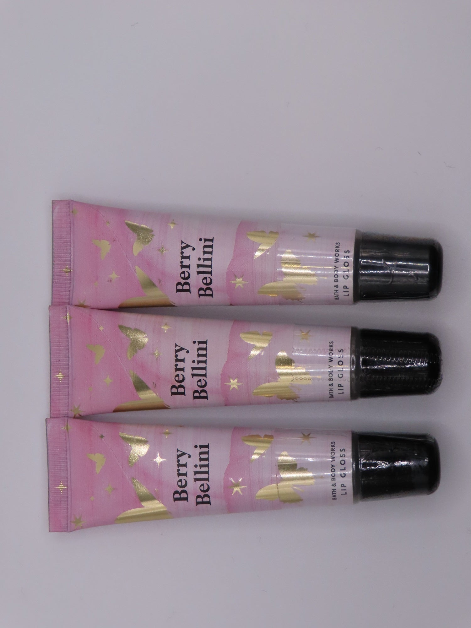 Bath & Body Works Lip Gloss Berry Bellini 0.47 Fl oz.Pack of 3