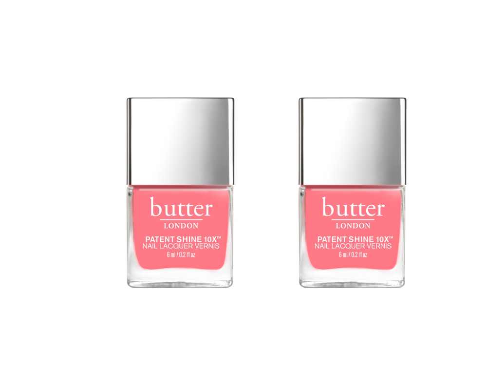Butter London Patent Shine 10x Nail Lacquer  Comin Up Roses, 0.4 fl oz Pack of 2