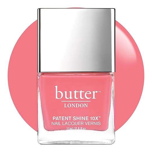 Butter London Patent Shine 10x Nail Lacquer  Comin Up Roses, 0.4 fl oz Pack of 2