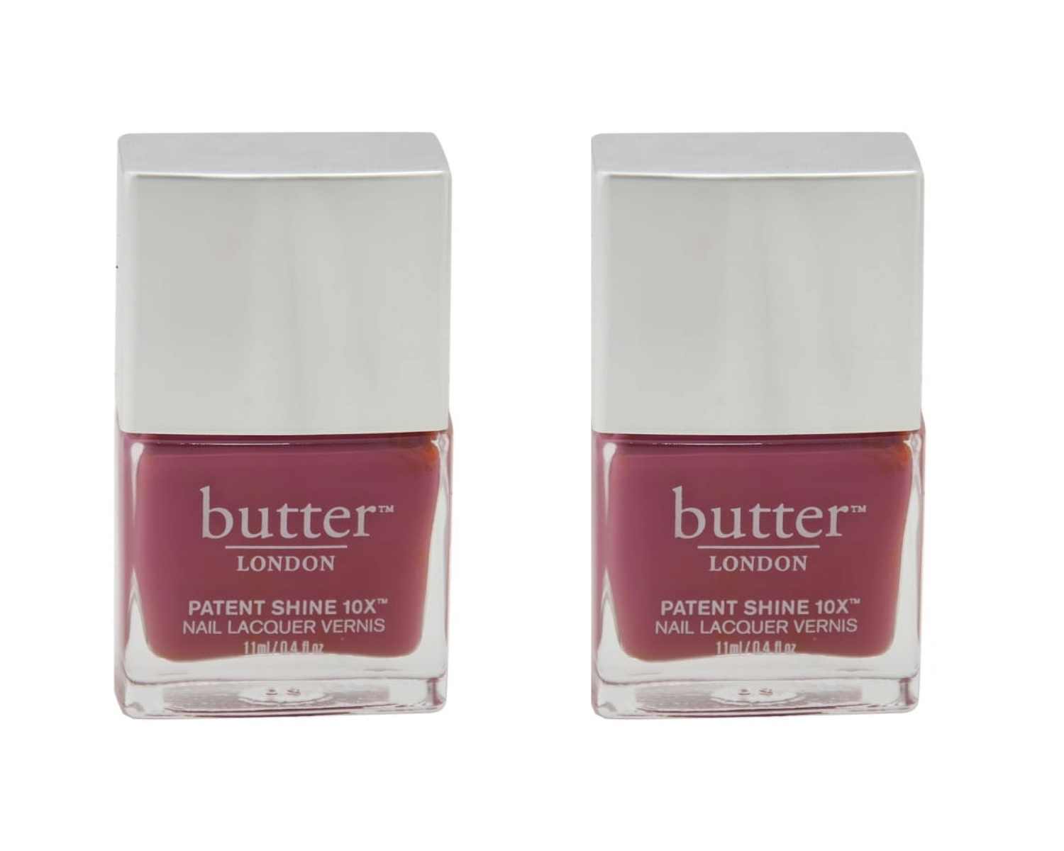 Butter London Patent Shine 10x Nail Lacquer  Dearie Me  0.4 fl oz Pack of 2