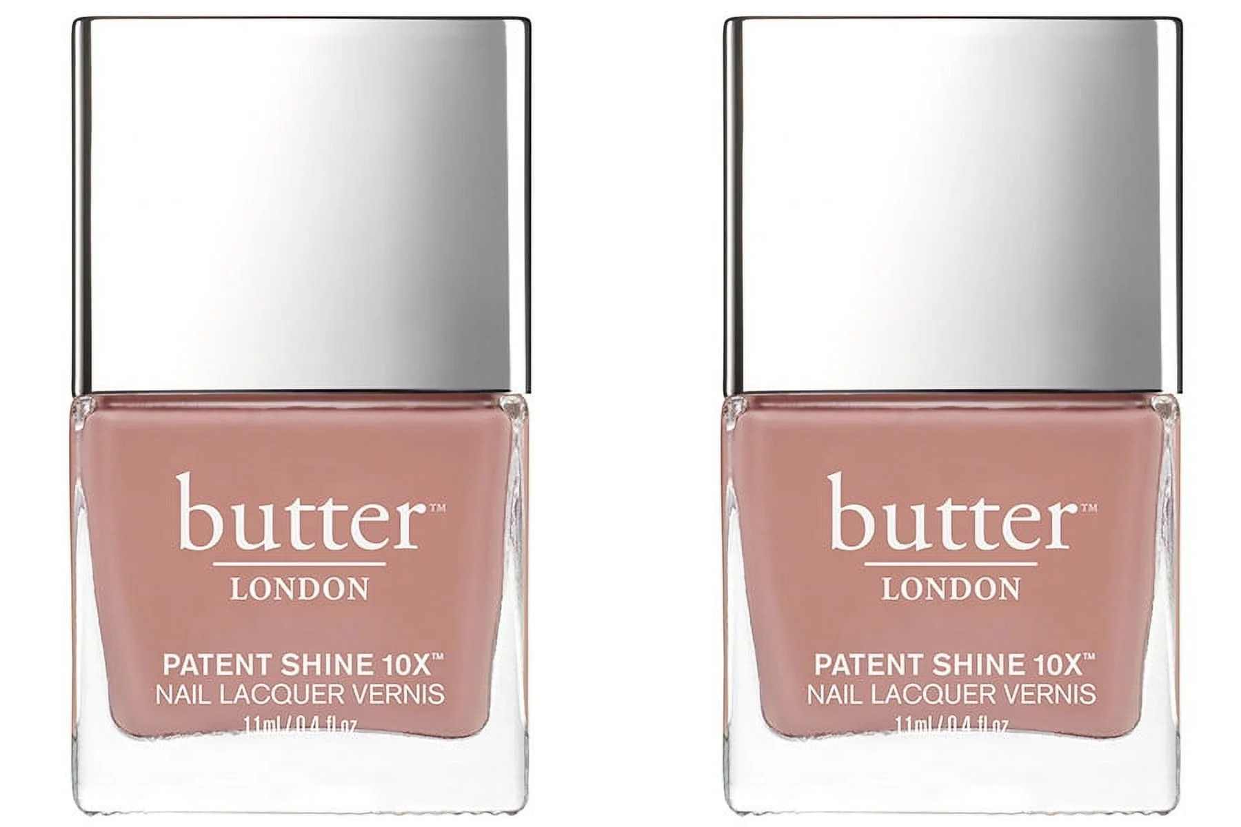 Butter London Patent Shine 10x Nail Lacquer Vernis Mum's The Word 0.4 fl oz Pack of 2