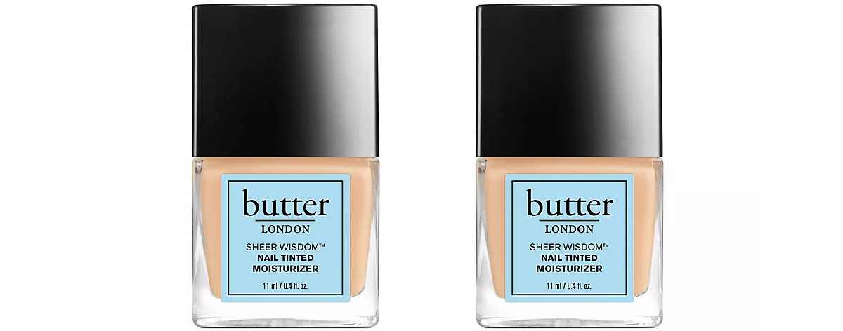 Butter London Sheer Wisdom Nail Tinted Moisturizer Fair 0.4 Fl oz Pack of 2