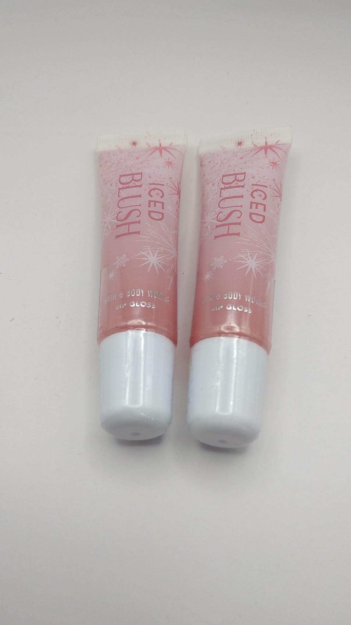 Bath & Body Works Lip Gloss Iced Blush  0.47 Fl oz. 2 PACK