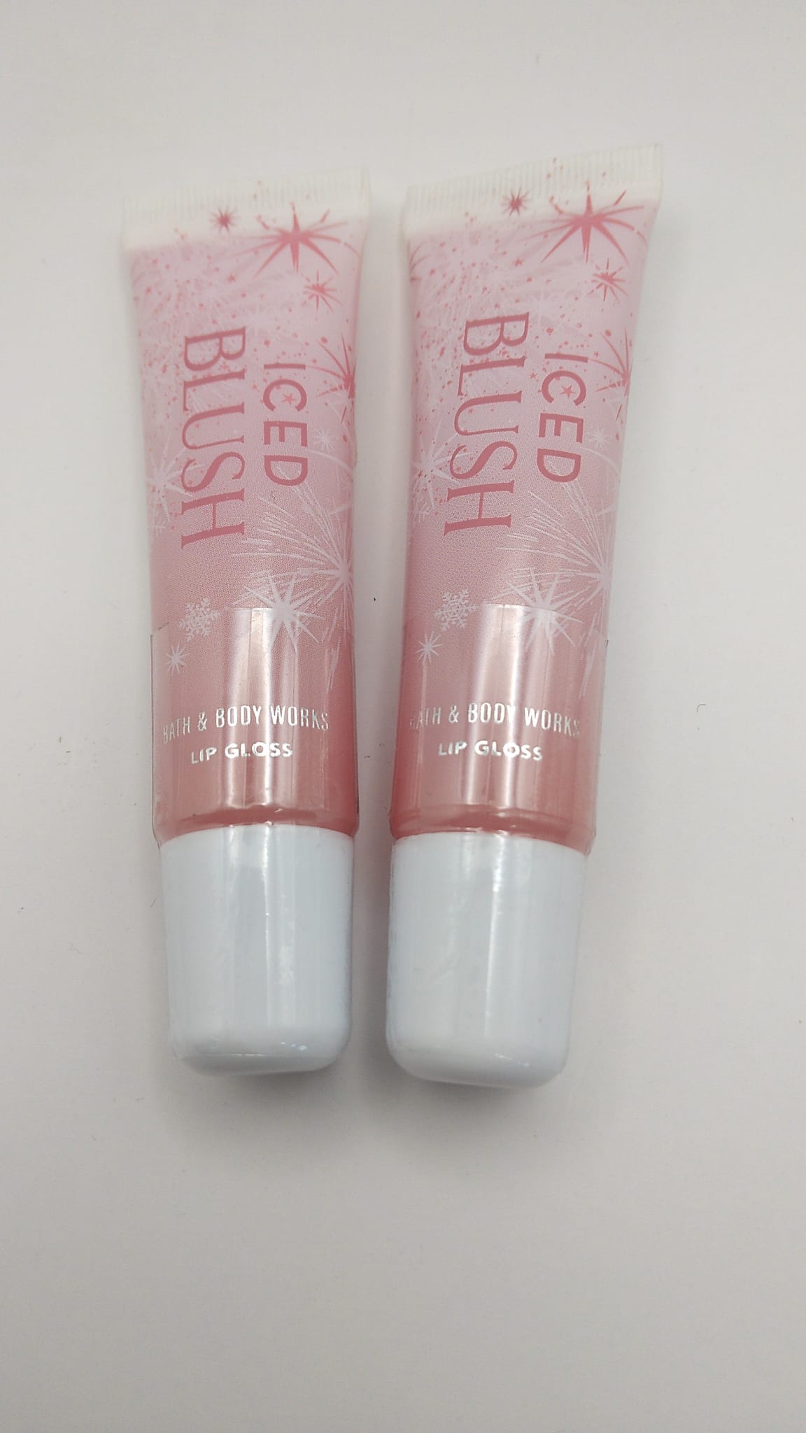 Bath & Body Works Lip Gloss Iced Blush  0.47 Fl oz. 2 PACK