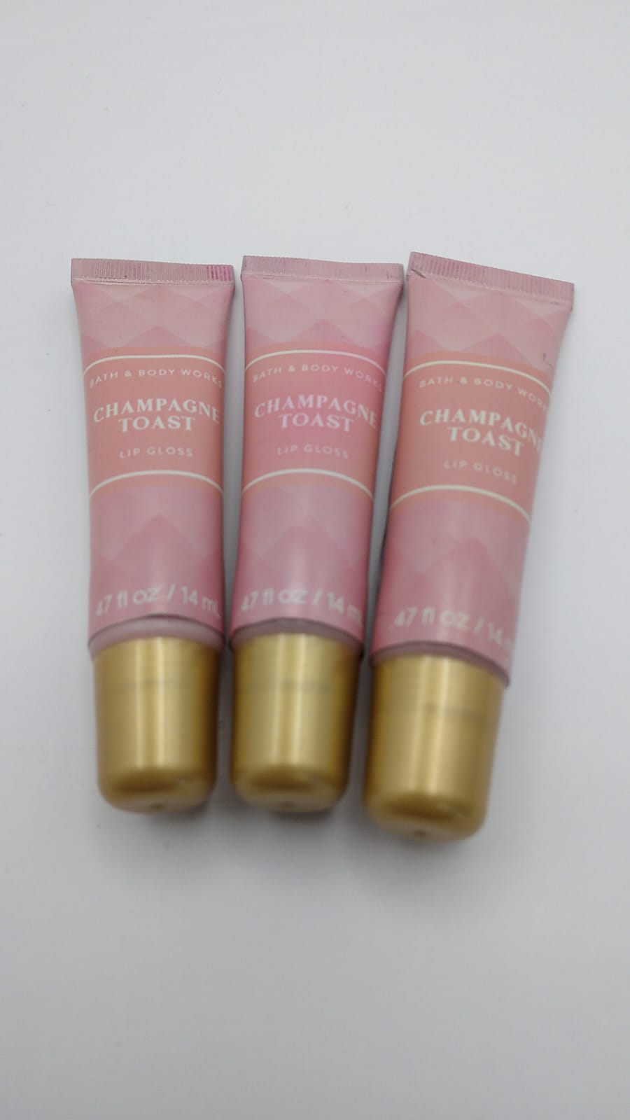 Bath & Body Works Lip Gloss Champagne Toast  0.47 Fl oz. 3 PACK