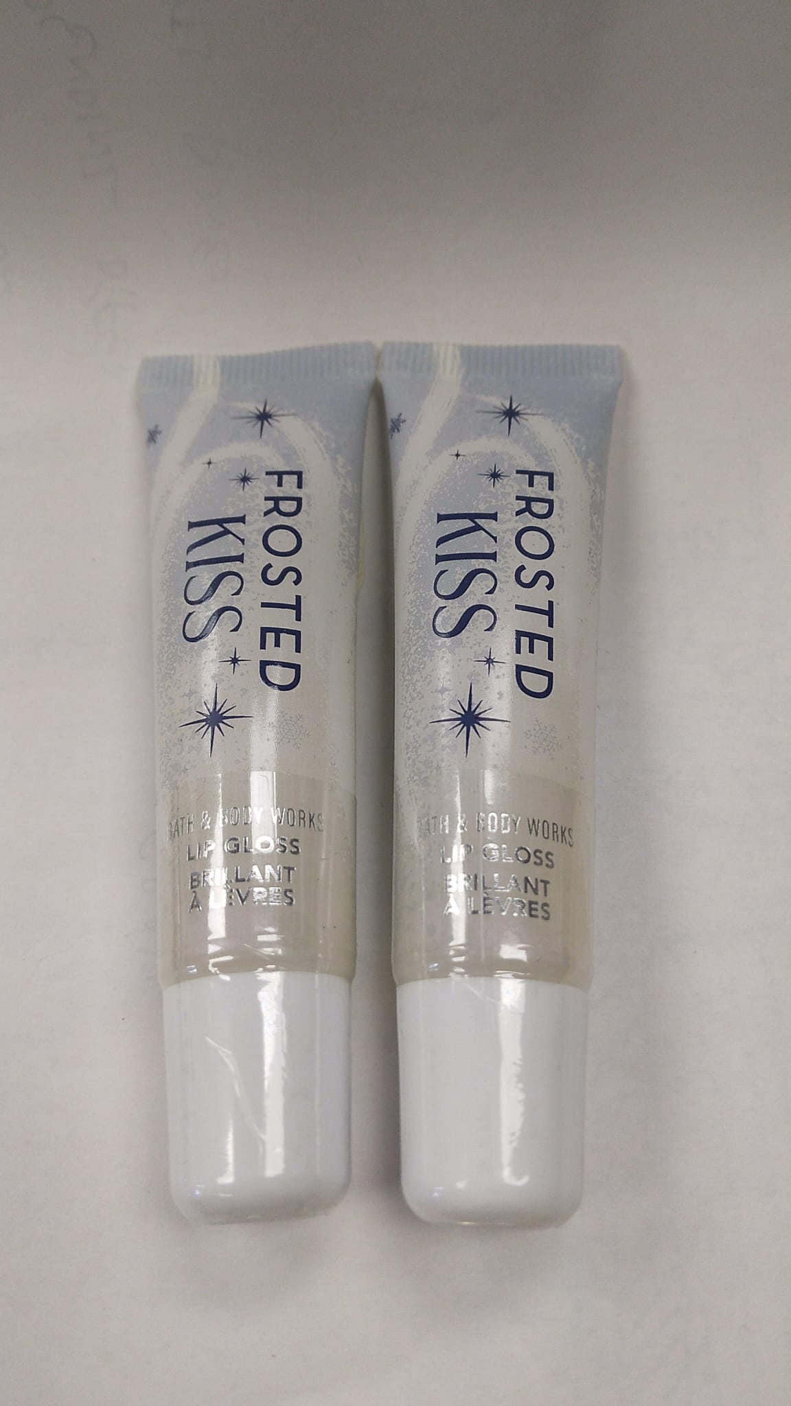 Bath & Body Works Frosted Kiss  Lip Gloss 2 PACK