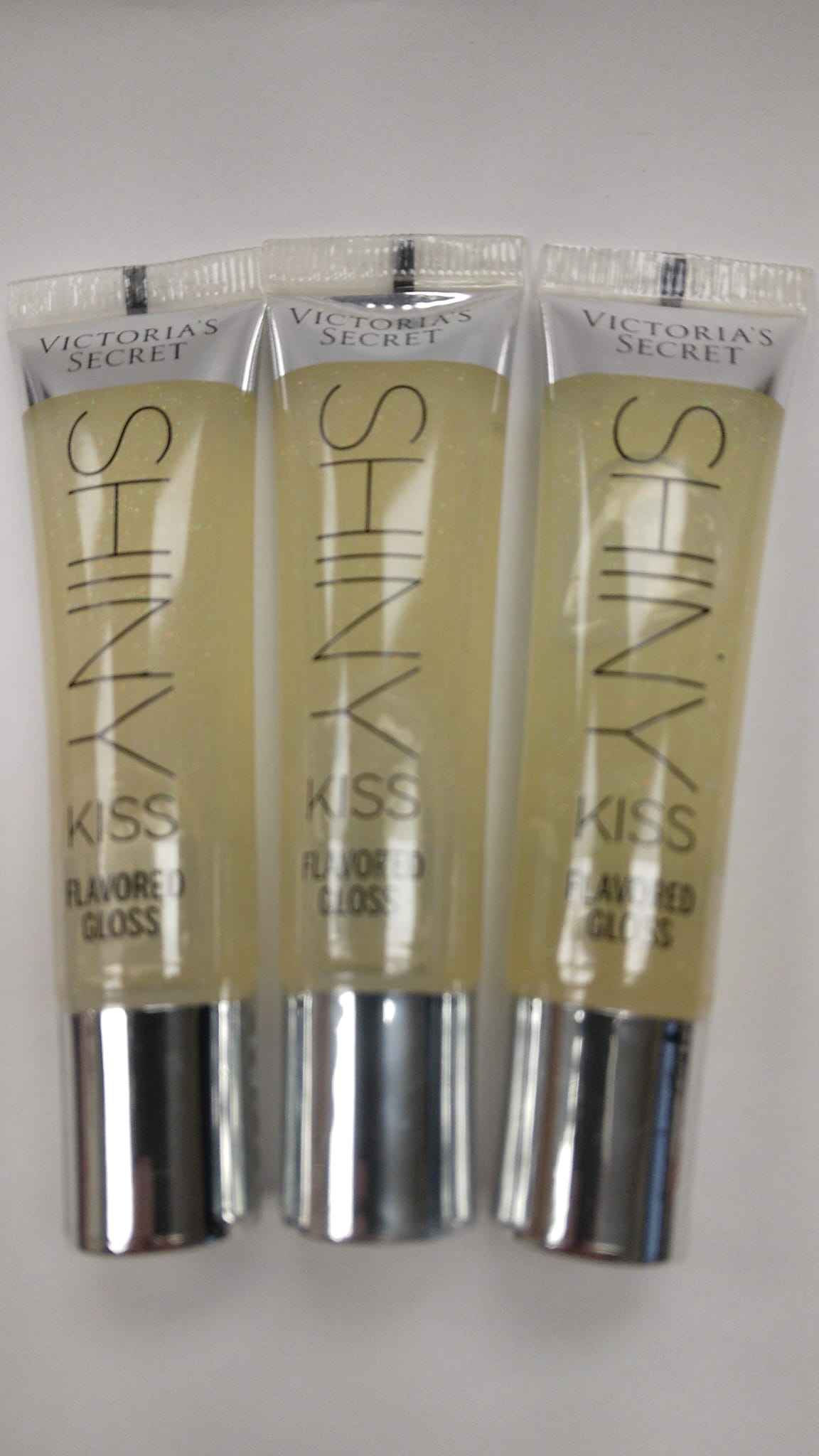 Victoria's Secret  Shiny Kiss Lip Gloss Sugar High .46 oz 3 PACK