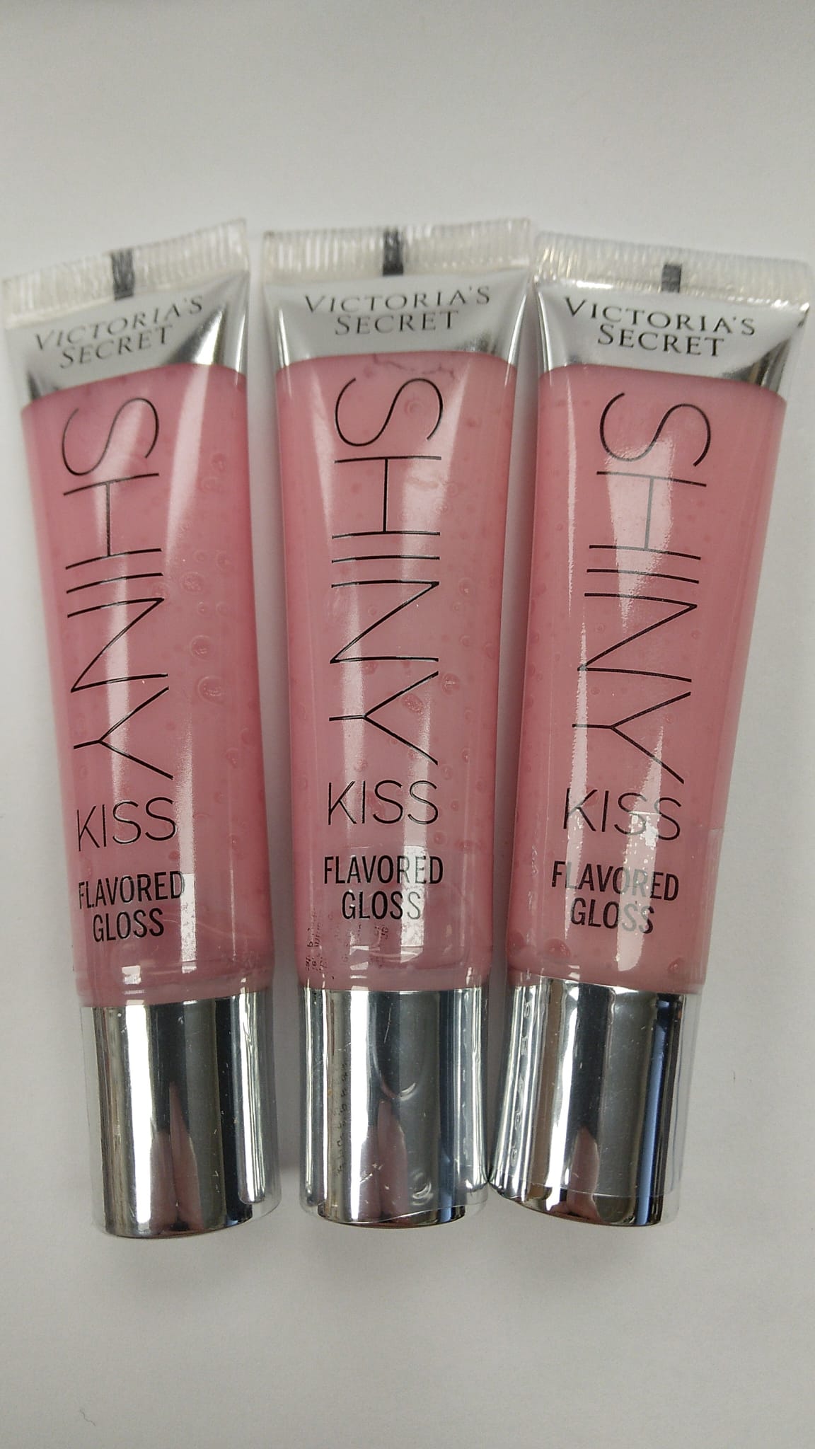 Victoria's Secret  Shiny Kiss Lip Gloss Candy Baby .46 oz 3 PACK