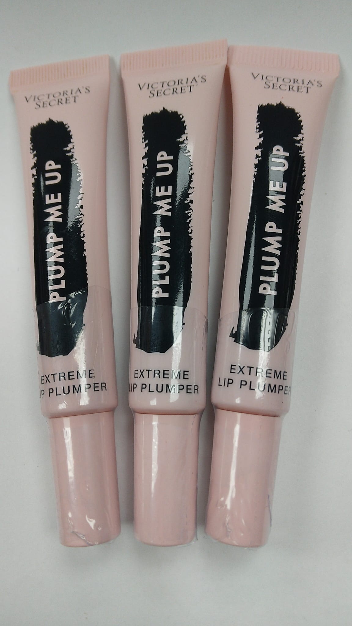 Victoria's Secret Plump Me Up Extreme Lip Plumper - .31 oz - Almost Nude 3 PACK