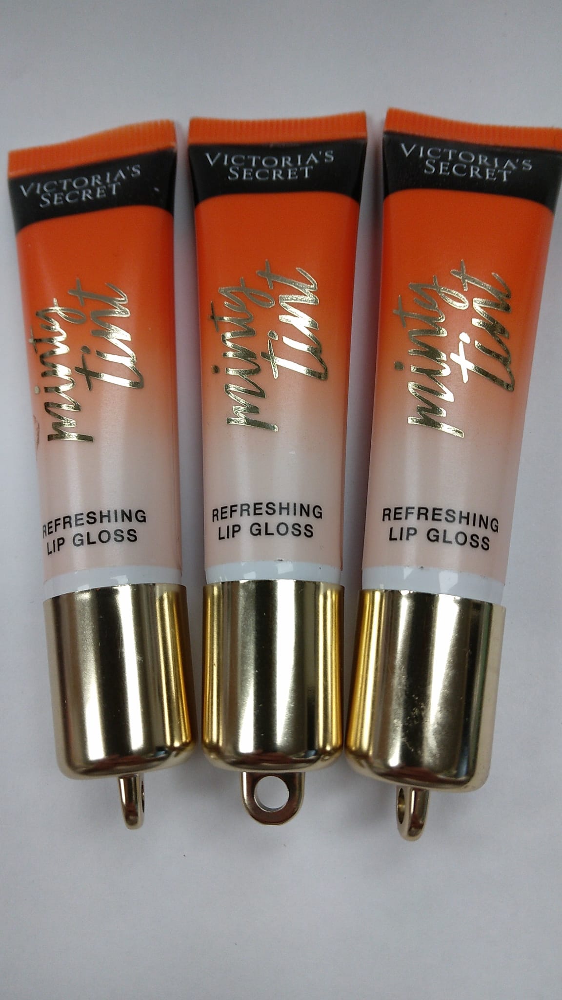 Victoria's Secret Minty Tint Refreshing  Lip Gloss .46 oz 3 PACK