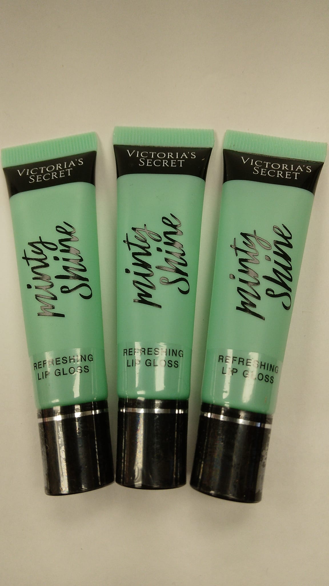 Victoria's Secret Minty Shine - MINTY - Refreshing  Lip Gloss .46 oz 3 PACK