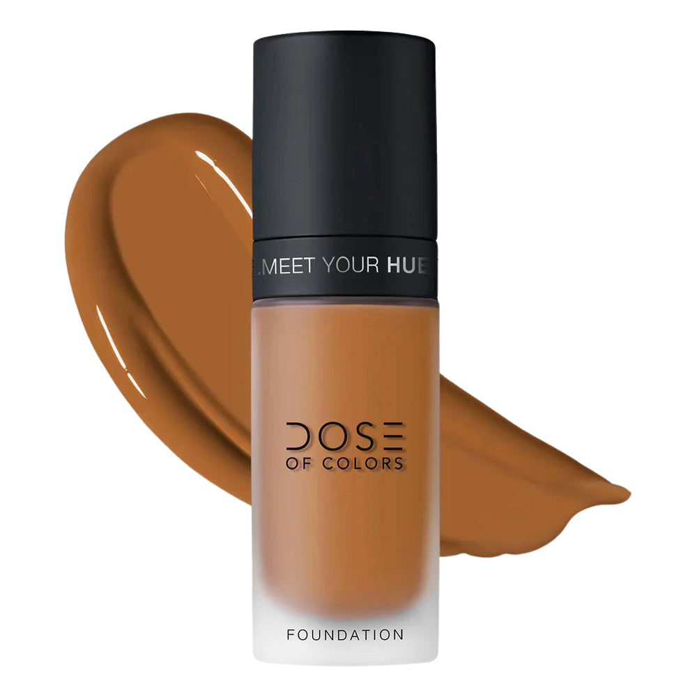 Dose of Colors Foundation - Meet Your Hue # 128 -Medium Tan With Peach  Undertone