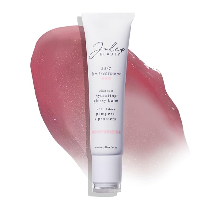 Julep 24/7 Lip Treatment - Hydrating Lip Balm and Lip Sleeping Mask - Moisturizing Lip Repair - Soothe Dry Chapped Lips - Shea Butter, Pink and Polished