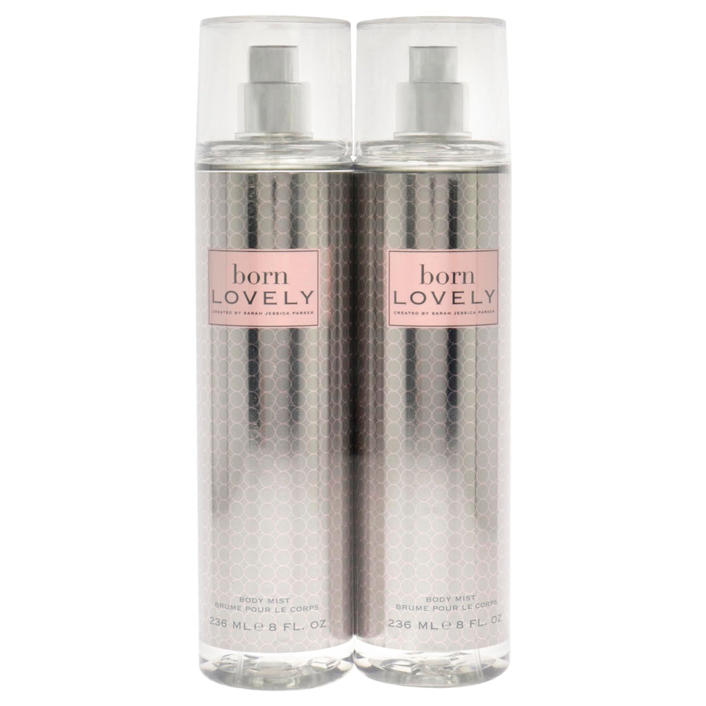 Sarah Jessica Parker Born Lovely Duo Body Mist Women 2 Pack 8oz each