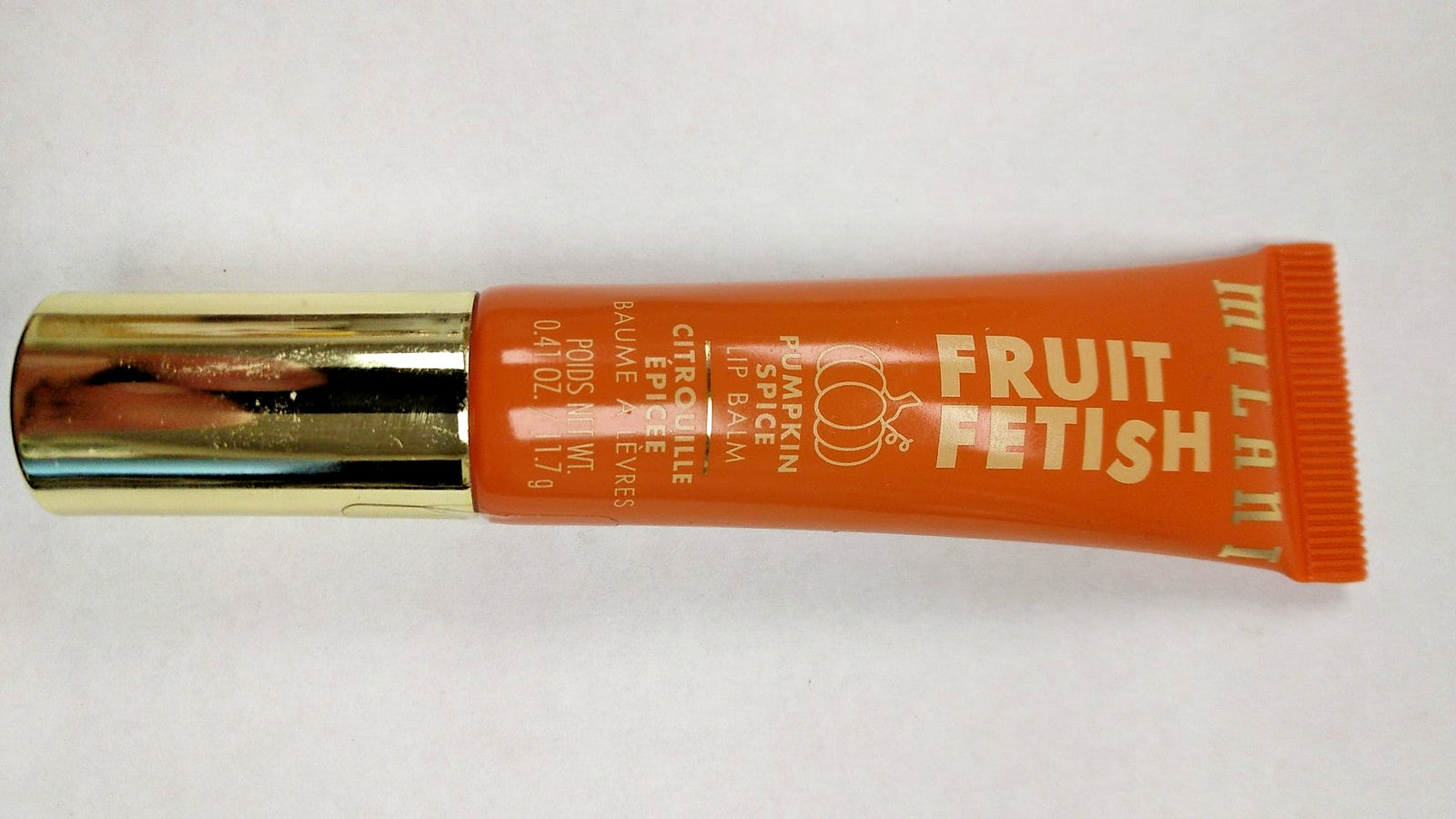 Milani Fruit Fetish Lip Balm - Lip Moisturizer, Deeply Hydrates and Seals in Moisture, Nourishing Lip Care  PUMPKIN SPICE