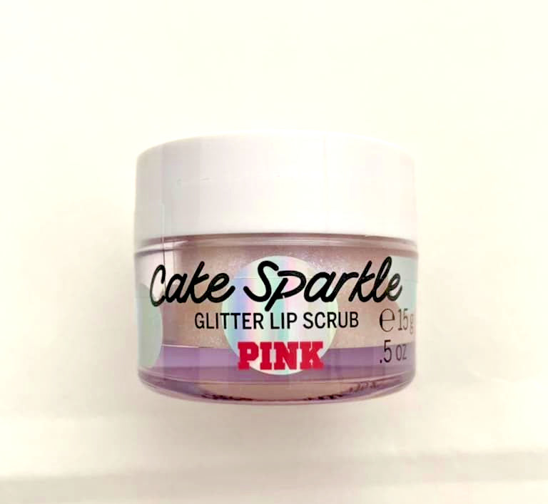 V/S PINK Cake Sparkle Lip Scrub .5 OZ