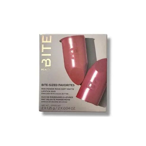 Bite Beauty Bite-Sized Favorites Mini Power Move Soft Matte Lipstick Duo