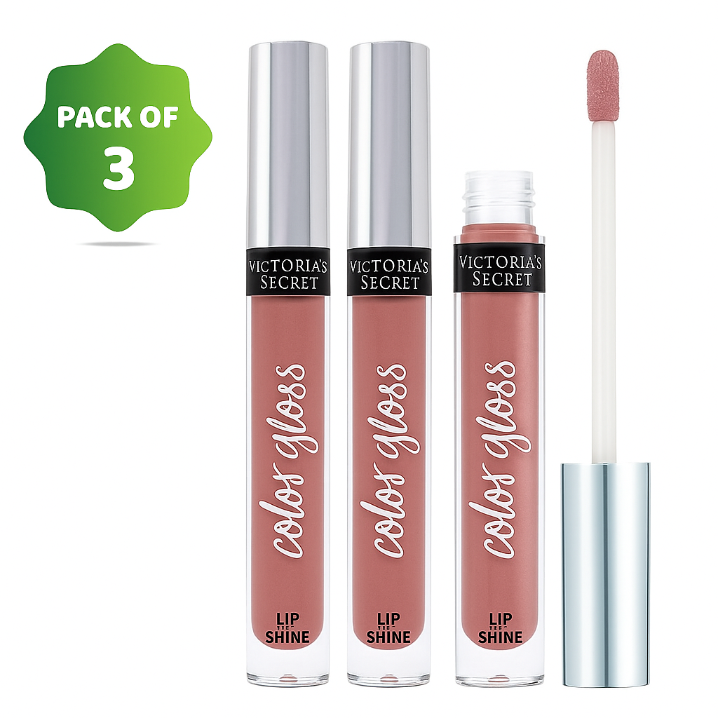 Victoria’s Secret Color Gloss Lip Shine – Charmed – 3 Pack (3.1g / 0.11oz each)