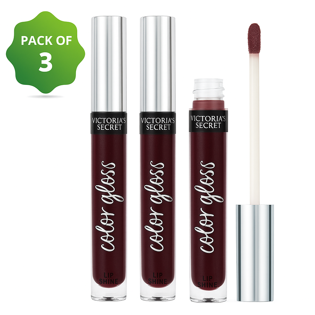 Victoria’s Secret Color Gloss Lip Shine – After Dark – 3 Pack (3.1g / 0.11oz each)