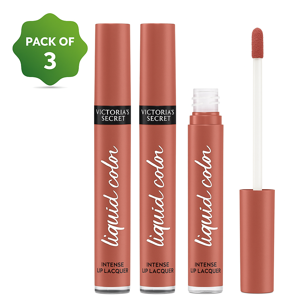 Victoria’s Secret Beauty Liquid Color Intense Lip Lacquer – Femme – 3 Pack (3.1g / 0.11oz each)
