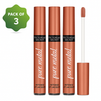Victoria’s Secret Pure Metal Intense Lip Lacquer – Spark – 3 Pack (3.1g / 0.11oz each)